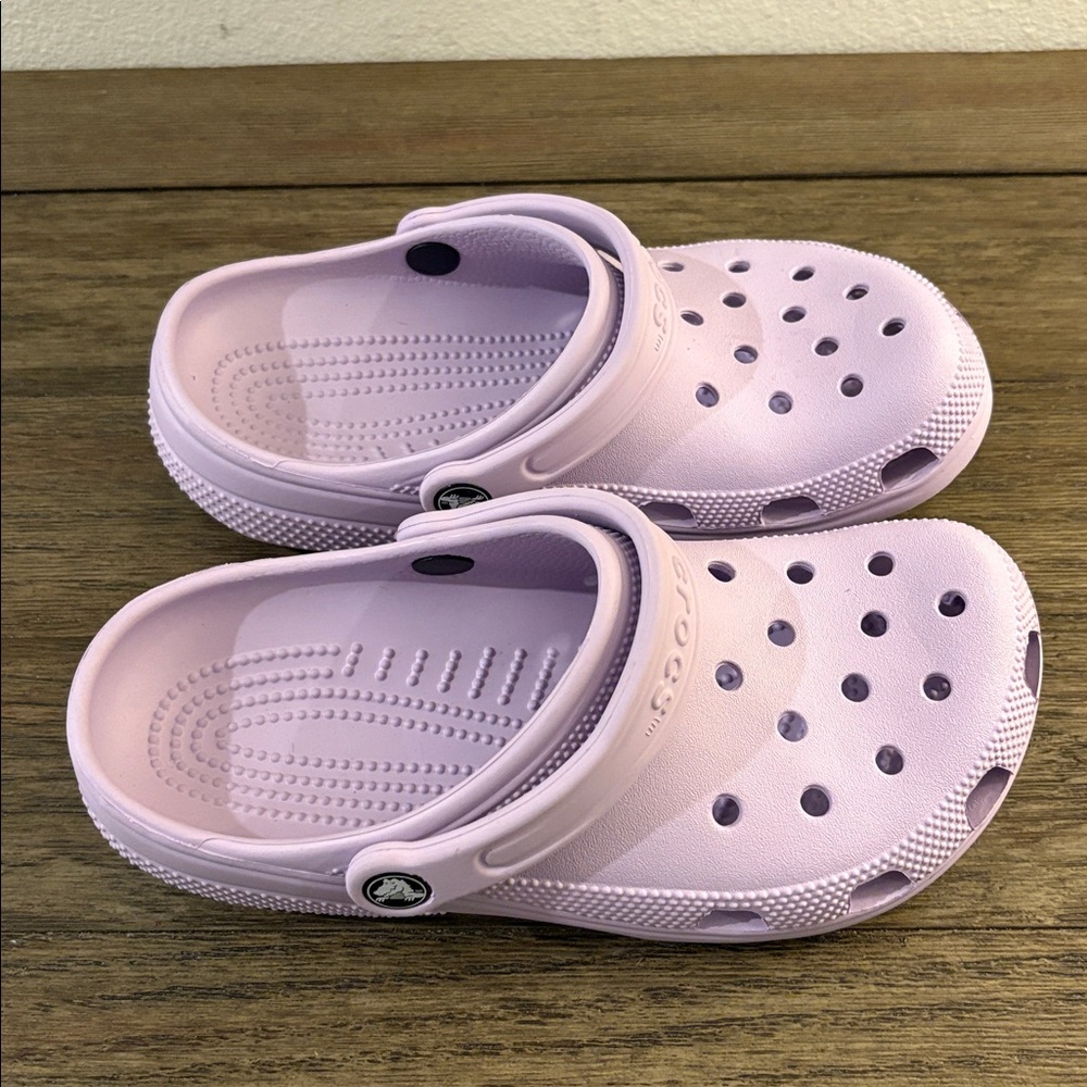 ❌SOLD❌ NEW [CROCS] Slip-On Classic Clogs Water Shoes Sandals, Lavender W 8 /M 6 - Picture 5 of 11